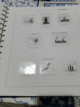 Hojas anfil España 2006 al 2009