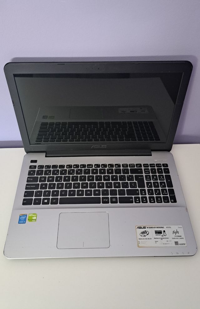 Portátil Asus Gris Plata