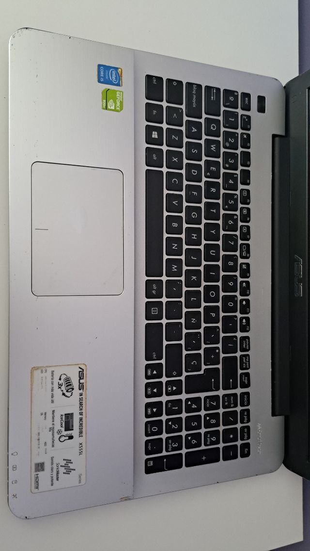 Portátil Asus Gris Plata