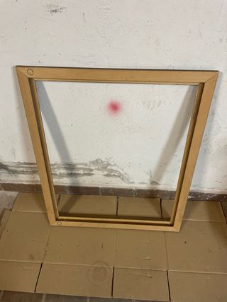 Marco madera dorado - Vintage