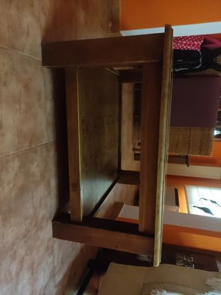 Mesa de café y mesa esquinera en madera maciza