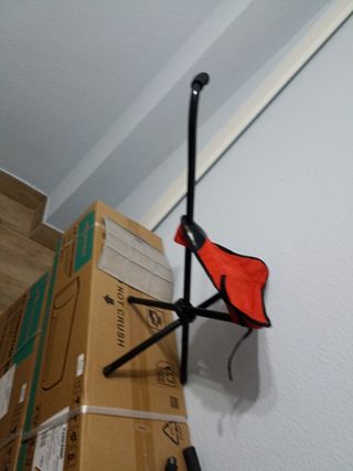 Lote 3 sillas plegables de bastón rojas