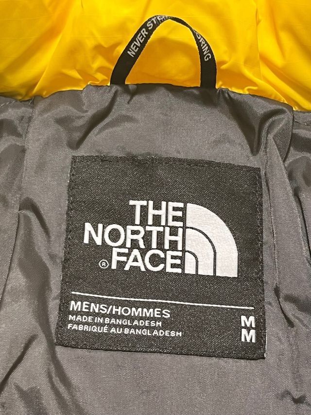 Giacca Piumino The North Face Gialla