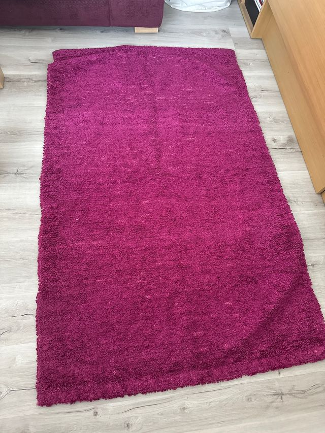 Morbido tappeto viola