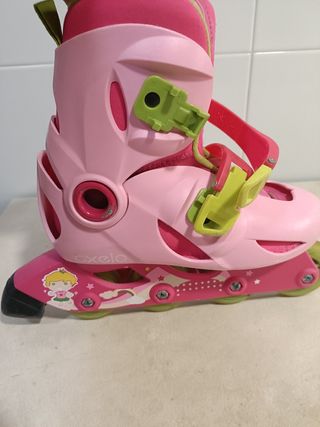 Patines niña rosa talla 32-33