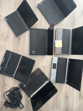 7 Portátiles HP, Dell, Toshiba