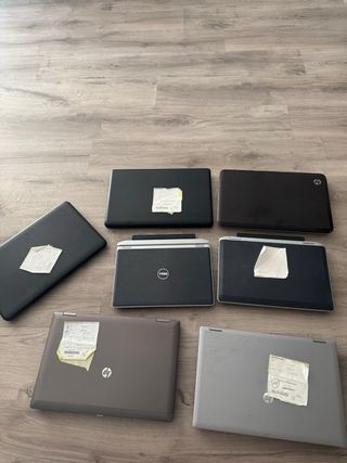 7 Portátiles HP, Dell, Toshiba