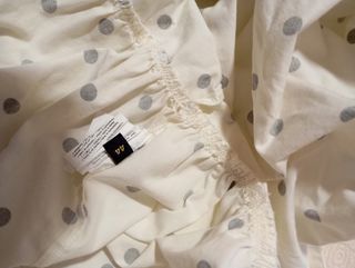 Vestido lunares beige-negro