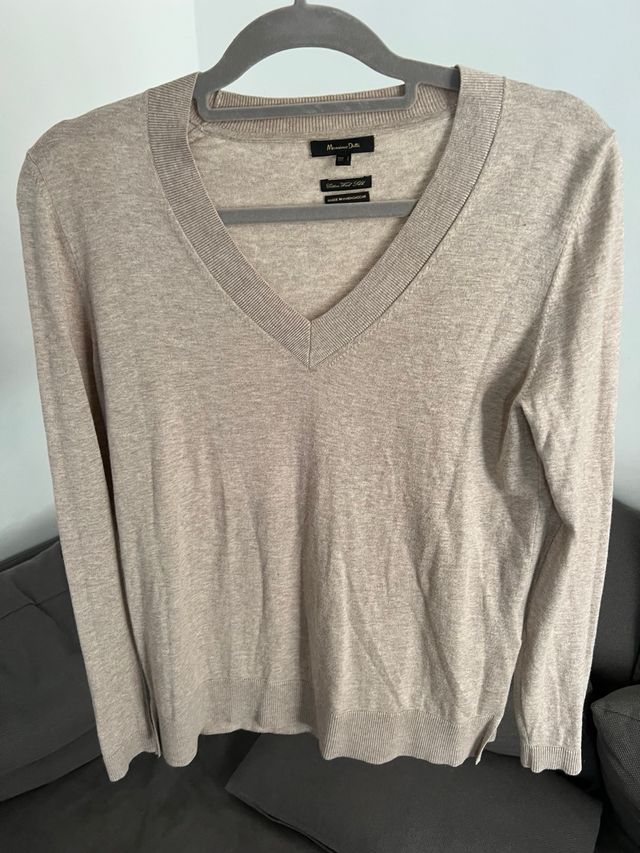 Maglione beige Massimo Dutti