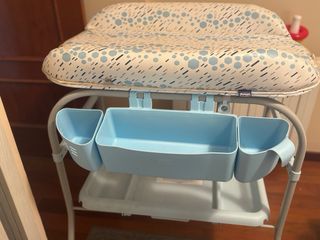 Cambiador Chicco bebé azul