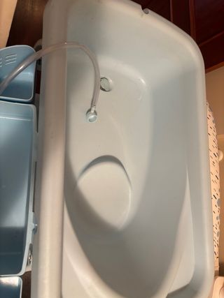 Cambiador Chicco bebé azul