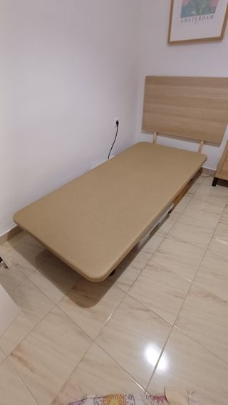 Base tapizada Pikolin  90cm - transpirable