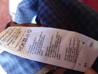 Americana azul 5XL - 100% lana