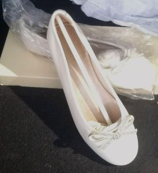 Zapatos Comunión niña 36 blancos