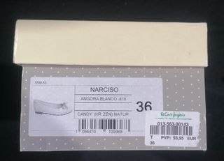 Zapatos Comunión niña 36 blancos