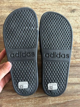 Chanclas Adidas Negras Doradas T39