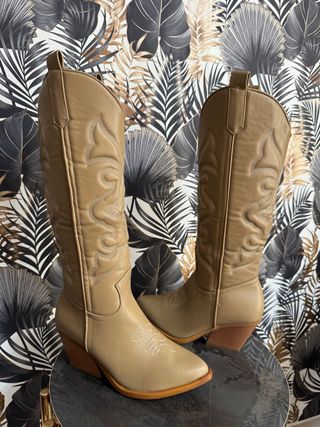Stivali Cowboy beige 36 39
