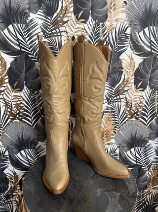 Stivali Cowboy beige 36 39