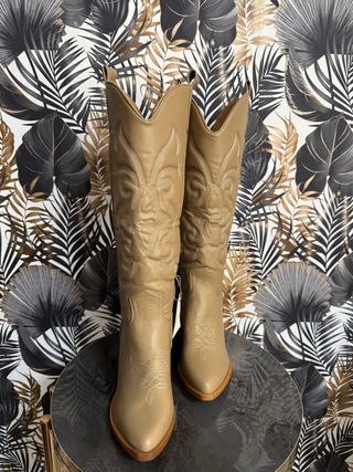 Stivali Cowboy beige 36 39