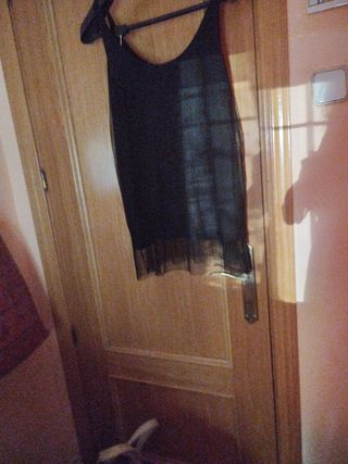 Camisa negra tul - Talla única