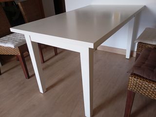 Set di 3 tavoli da pranzo in legno massello