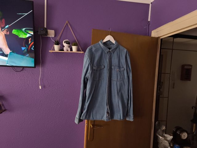 Camisa vaquera azul