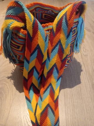Bolso Wayuu multicolor