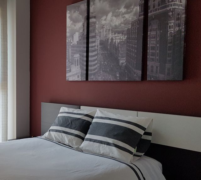 Tríptico Gran Vía Madrid - Blanco y Negro