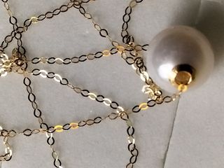 Collar oro 18k perla natural.