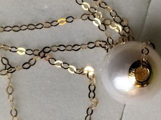 Collar oro 18k perla natural.