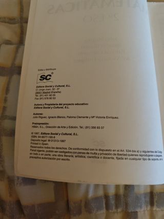 Matemáticas 2° ESO