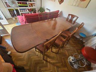 Mesa extensible madera 6 comensales