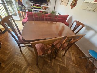 Mesa extensible madera 6 comensales