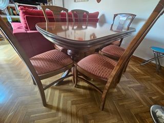 Mesa extensible madera 6 comensales