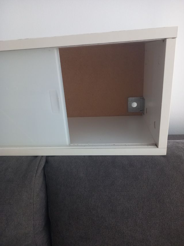 Mueble blanco almacenaje - 2 puertas