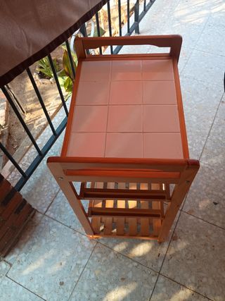 Botellero madera-cerámica