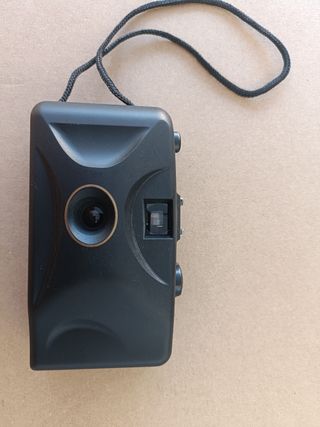 Cámara foto vintage negra