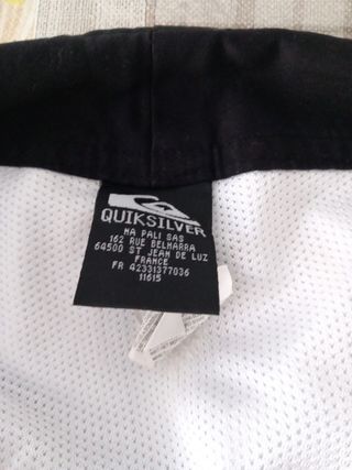 Bañador Quicksilver blanco talla 16.