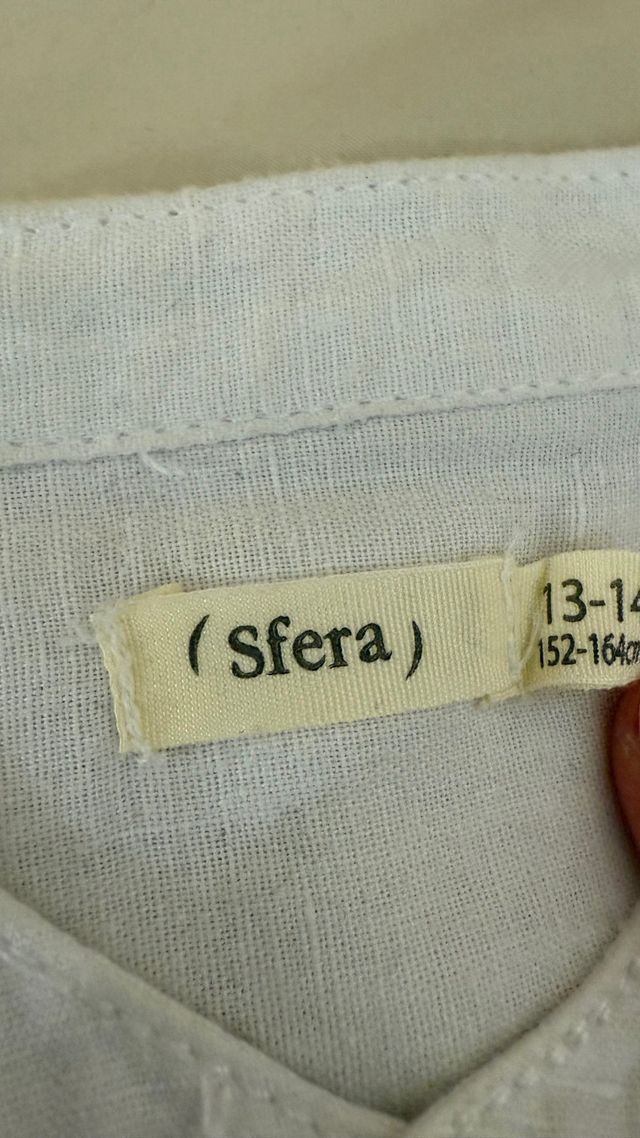 Camisa de lino manga larga para niño