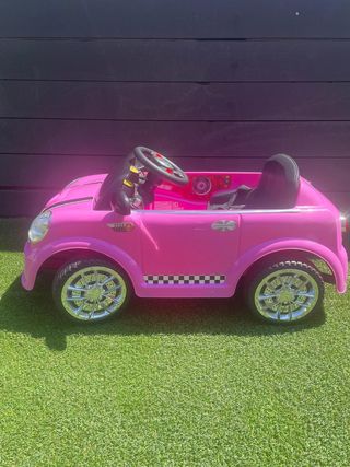 Coche eléctrico infantil rosa