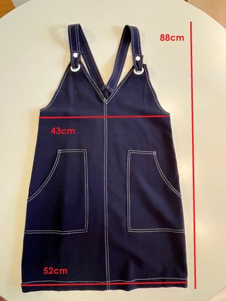 Vestido y camiseta MANGO - azul y blanco