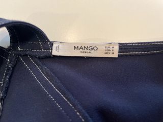 Vestido y camiseta MANGO - azul y blanco