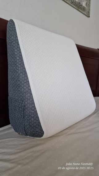 Almofada de Cunha - Cinza e Branca
