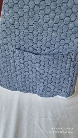 Almofada de Cunha - Cinza e Branca