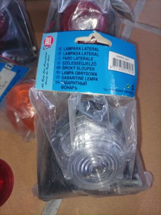 Pilotos bicolor de goma y tulipas, para remolque