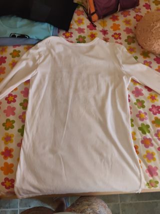 Camiseta Benetton blanca - Manga larga