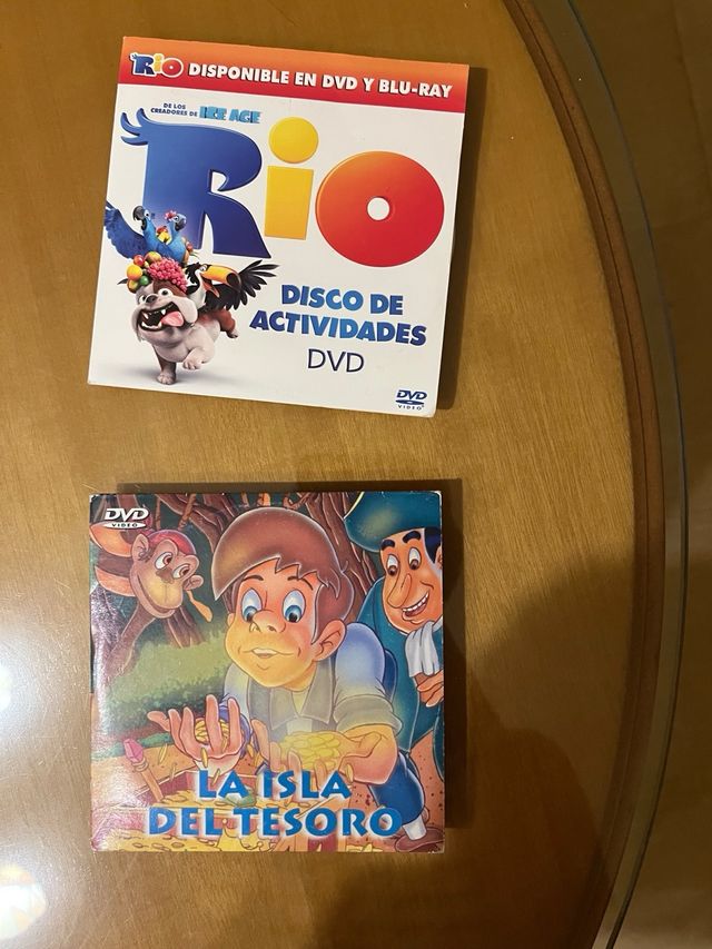 DVDs Rio & La Isla del Tesoro
