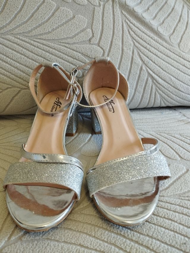 Sandalias Afurkanka Plata 36