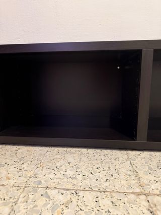 Mueble TV negro - Estanteria