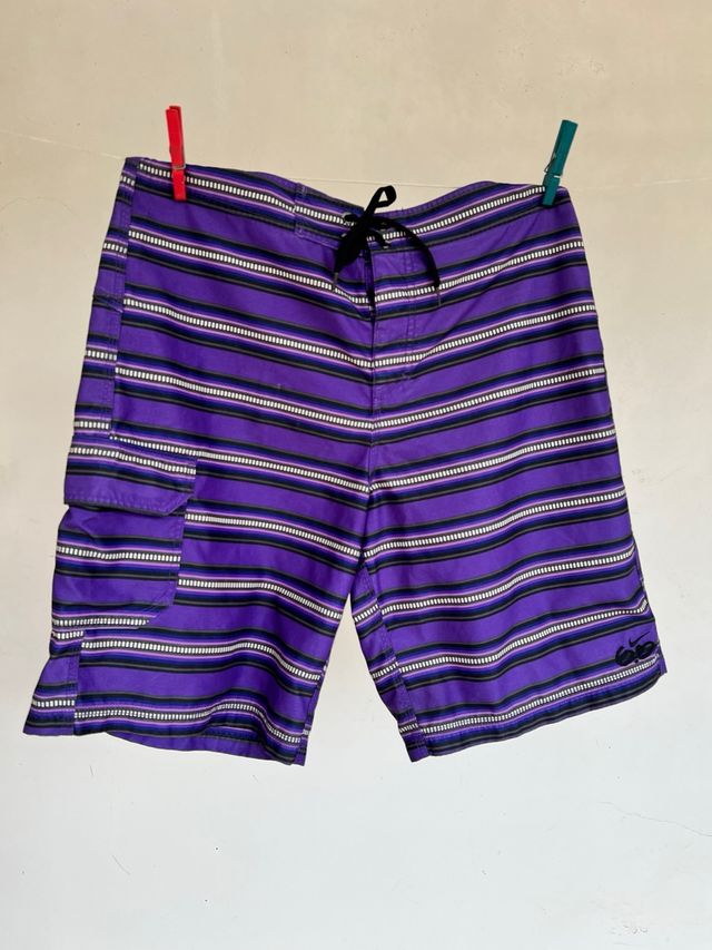 Bañador Nike 6.0 rayas moradas